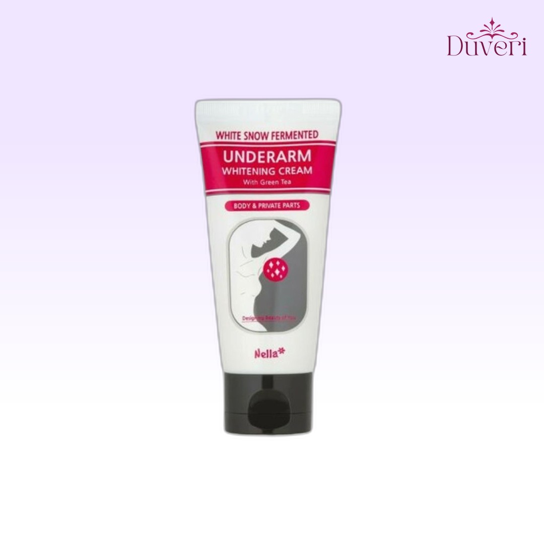 Nella White Snow Fermented Underarm Whitening Cream White Green Tea 50ml