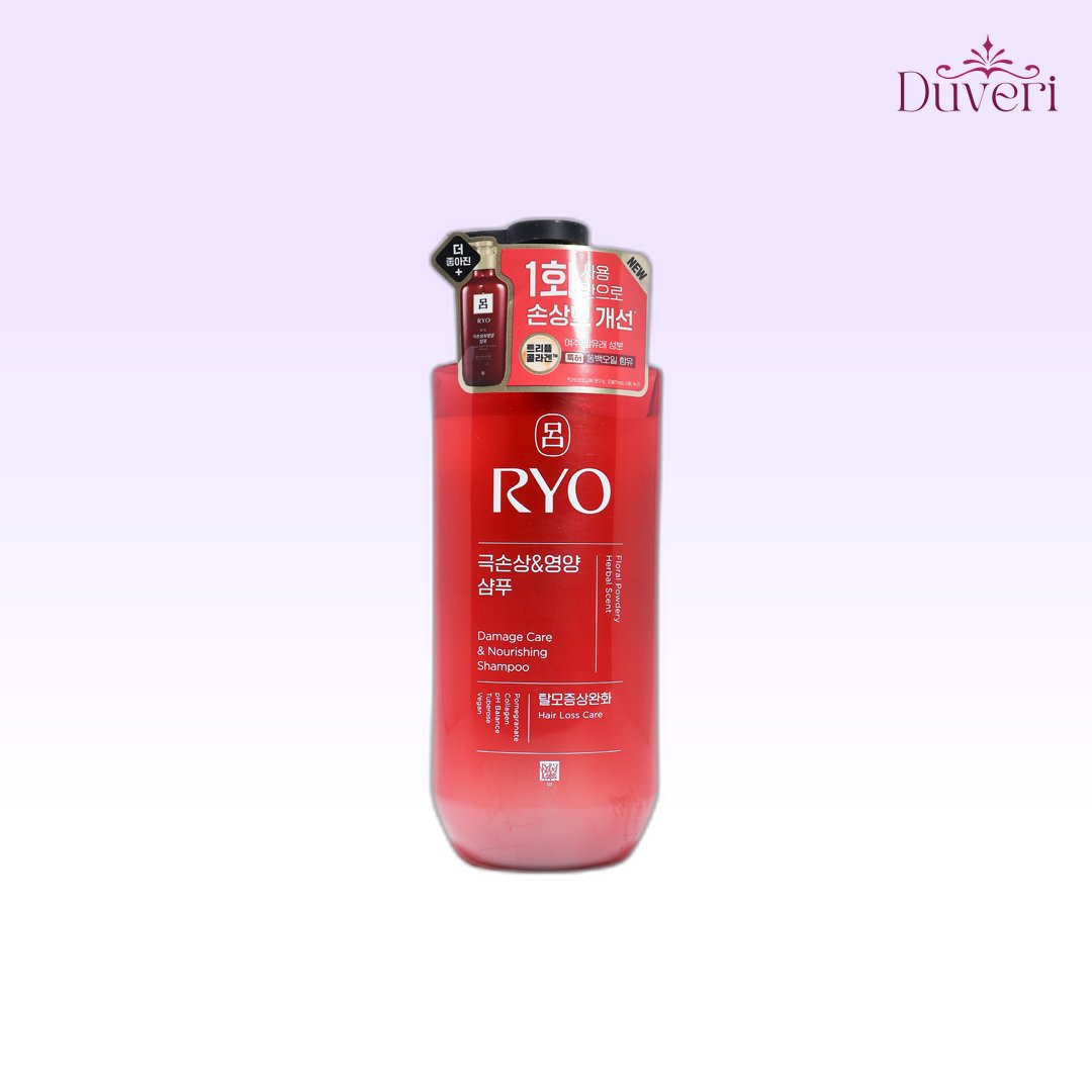 Ryo Damage Care & Nourishing Shampoo – Floral Powdery Herbal Scent 480 ml