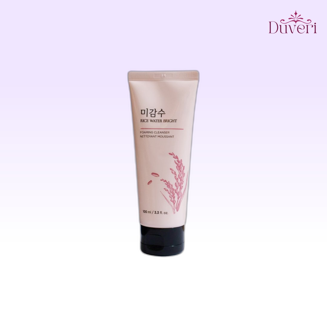 The Face Shop Rice Water Bright Facial Foaming Cleanser (100ml)