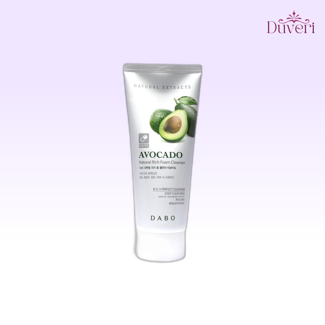 Dabo Natural Rich Foam Cleanser Avocado 180 ml
