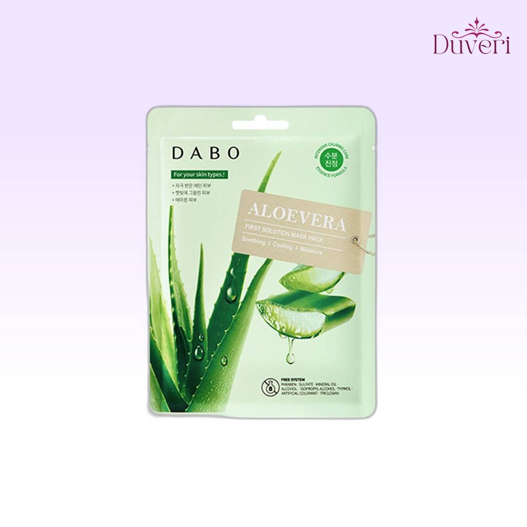 Dabo First Solution Mask Pack (Sheet Mask) – ALOEVERA