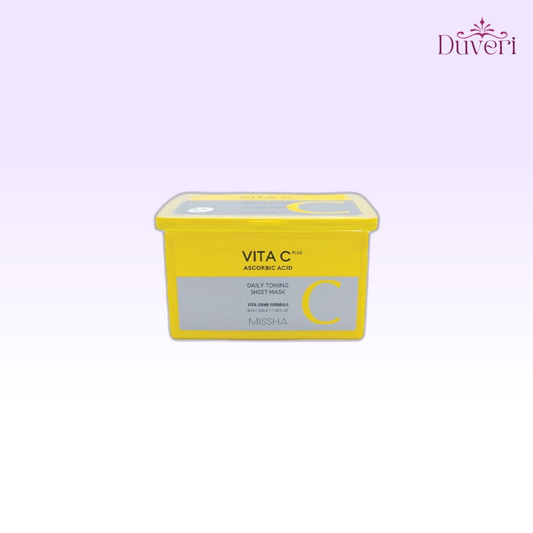 Missha Vita C Plus Daily Toning Sheet Mask 30 pcs 350 ml