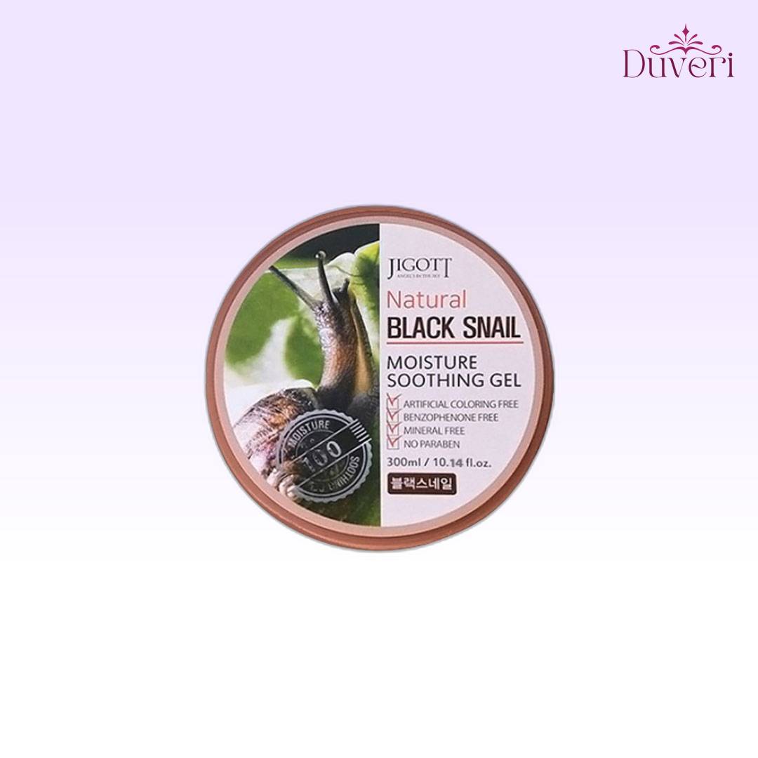Jigott Natural Black Snail Moisture Soothing Gel 300 ml
