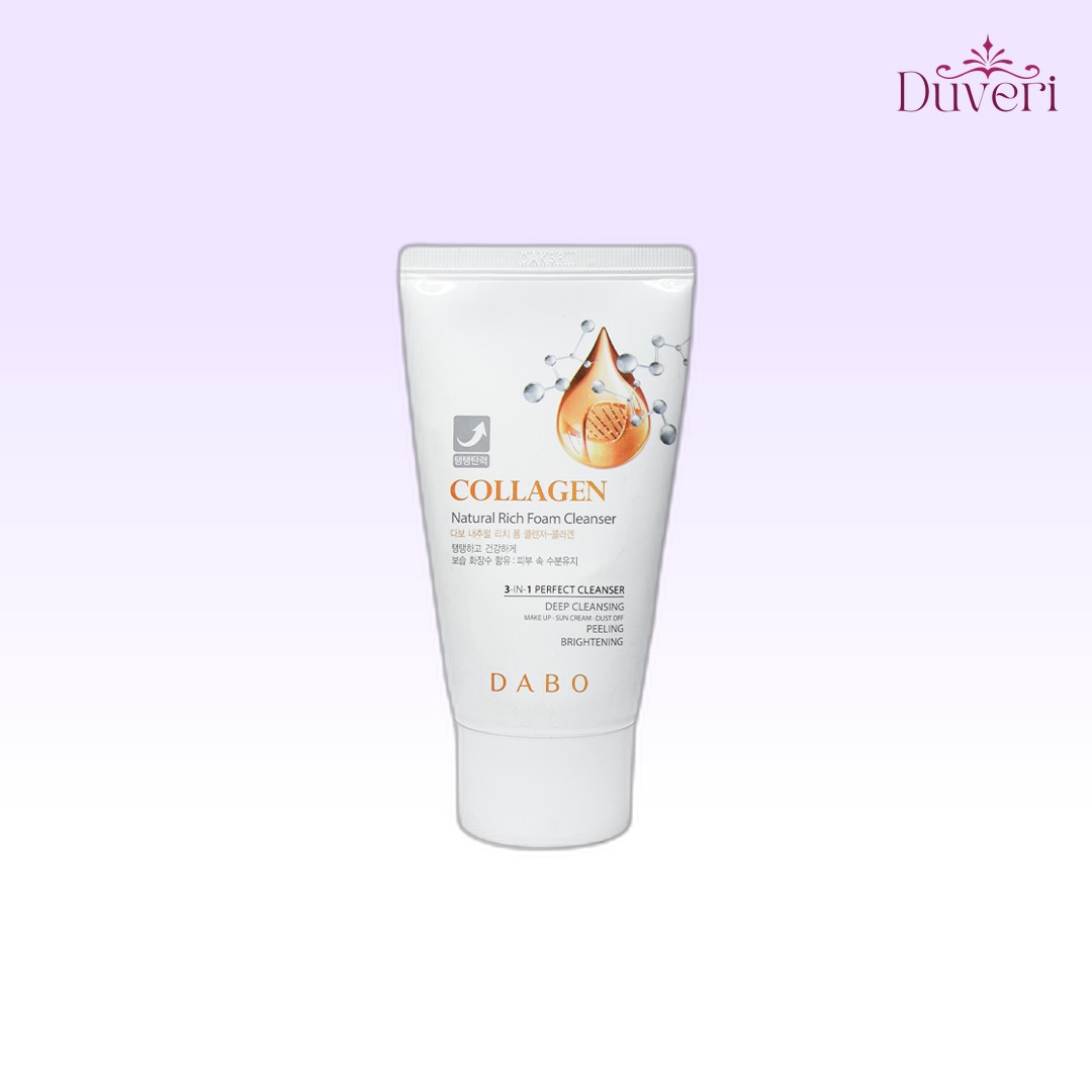 Dabo Natural Rich Foam Cleanser – Collagen 60 ml