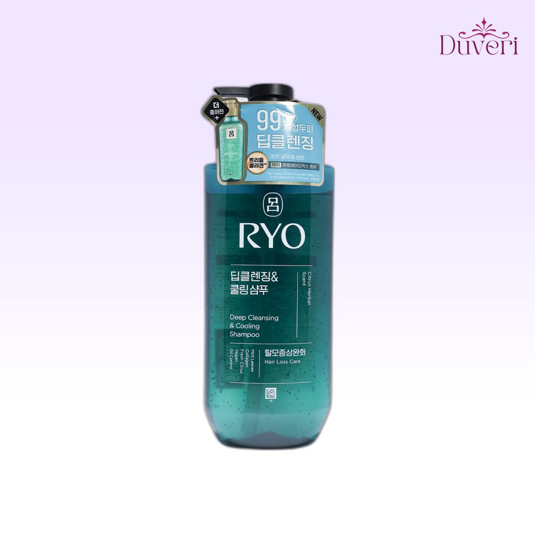 Ryo Deep Cleansing & Cooling Shampoo – Citrus Herbal Scent 480 ml