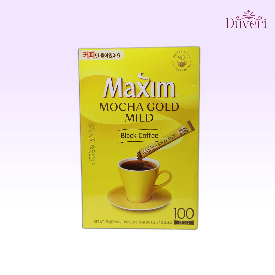 Maxim Mocha Gold Mild Black Coffee 100 Stick