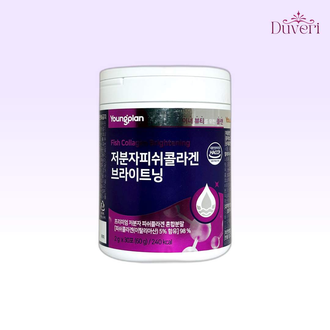 Young Plan Low Molecular Fish Collagen Brightening 60 g ( 2 g x 30 Packets )