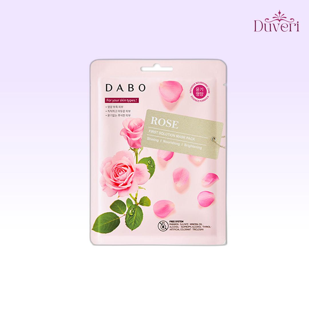 Dabo First Solution Mask Pack (Sheet Mask) – ROSE
