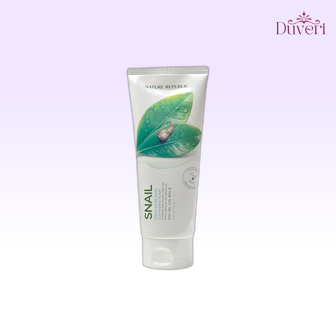Nature Republic Fresh Herb Cleansing Foam 170 ml – SNAIL