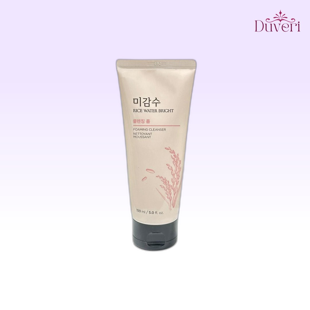 The Face Shop Rice Water Bright Facial Foaming Cleanser (150ml)