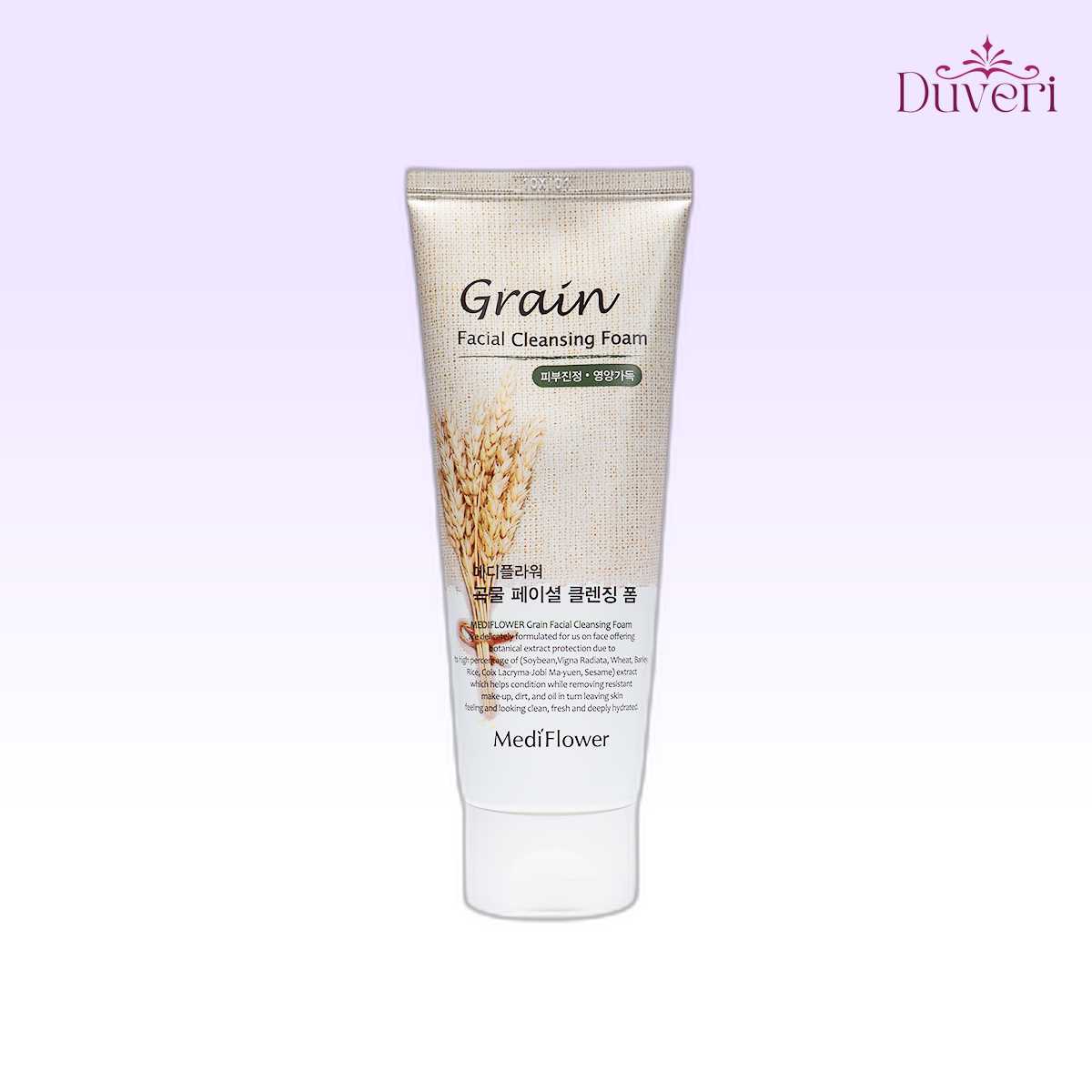 MEDIFLOWER Grain Facial Cleansing Foam 150 ml