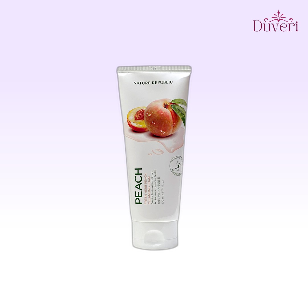 Nature Republic Fresh Herb Cleansing Foam 170 ml – PEACH