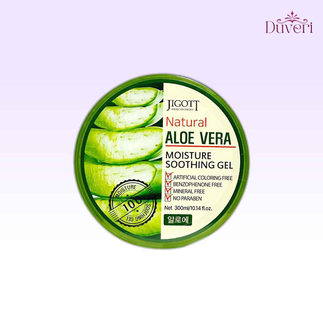 Jigott Natural Aloe Vera Moisture Soothing Gel 300 ml