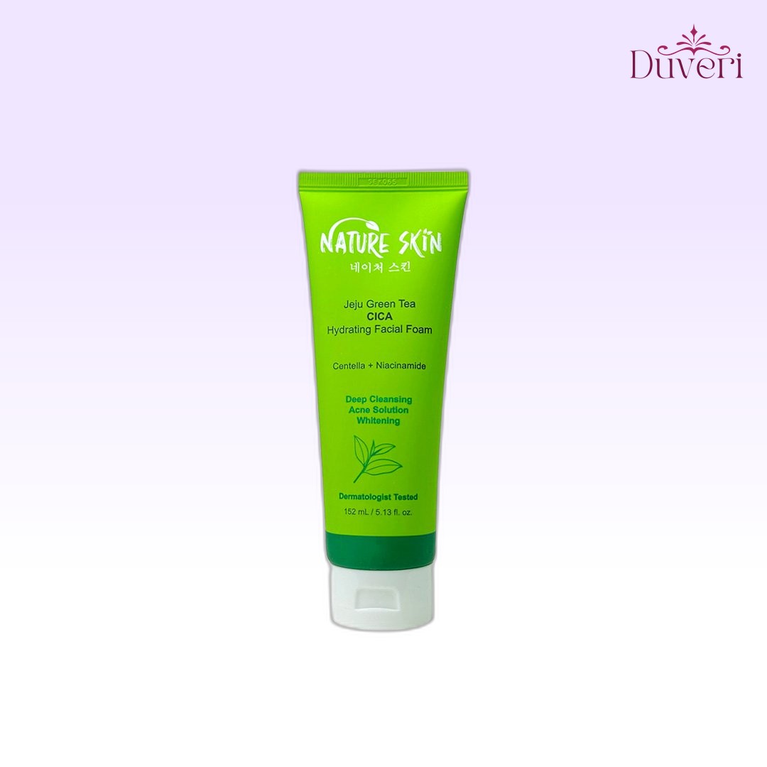 Nature Skin Jeju Green Tea CICA Hydrating Facial Foam 152 ml