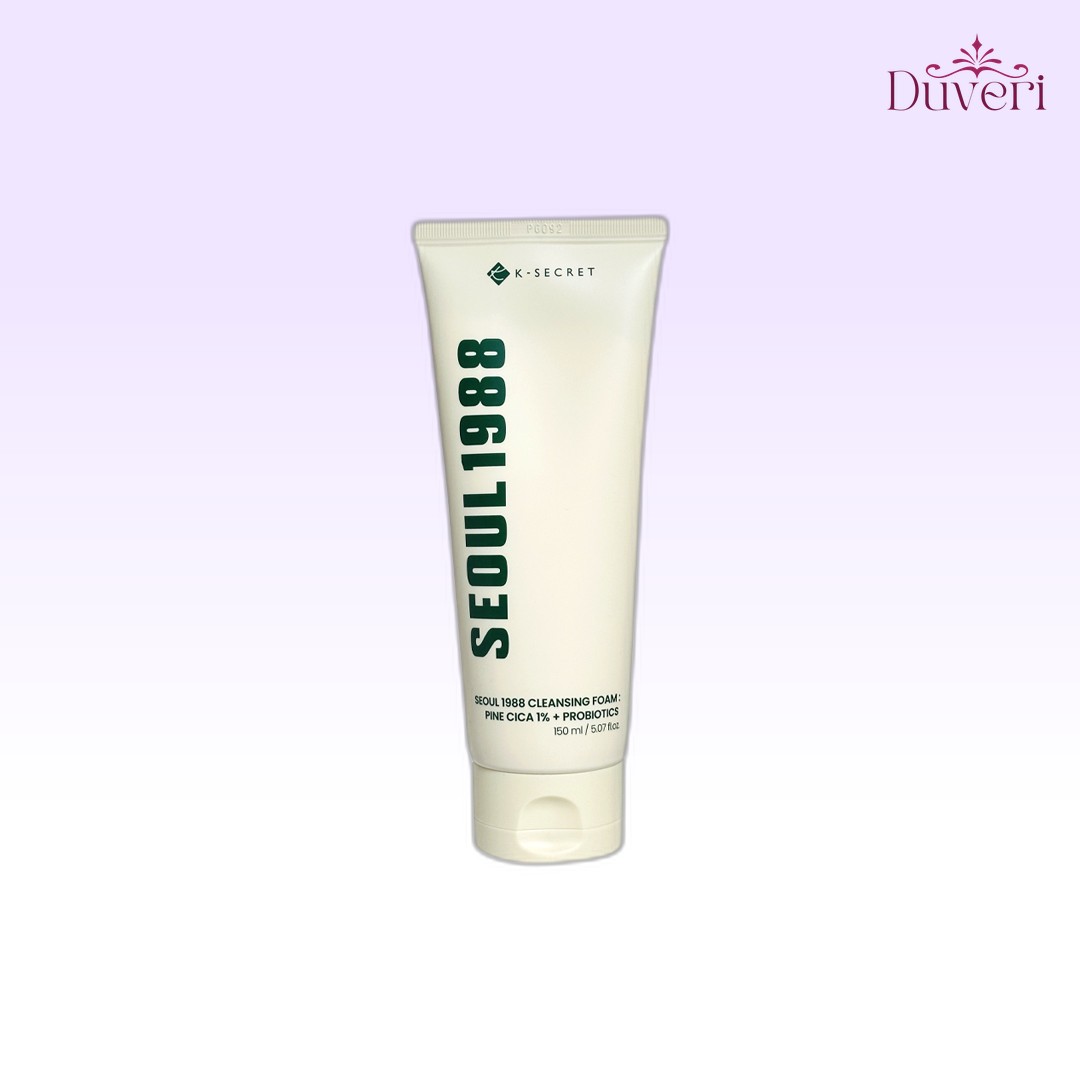 K-Secret Seoul 1988 Cleansing Foam : Pine Cica 1% + Probiotics 150 ml