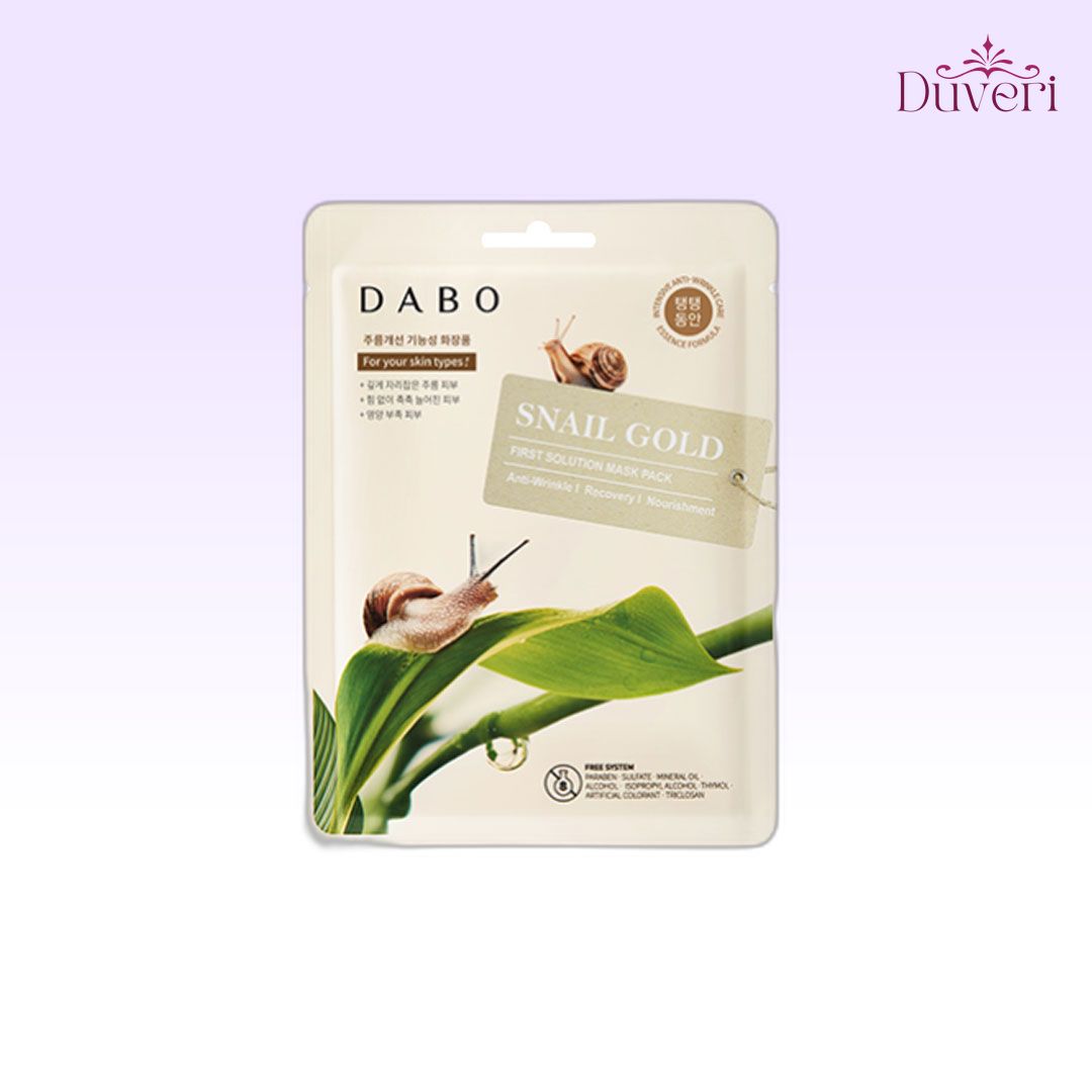 Dabo First Solution Mask Pack (Sheet Mask) – SNAIL GOLD