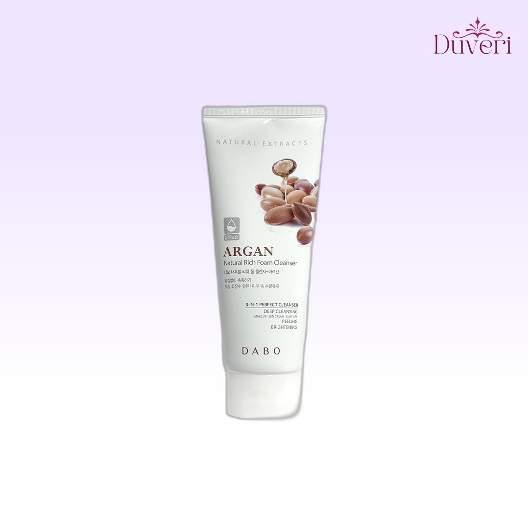 Dabo Natural Rich Foam Cleanser Argan 180ml