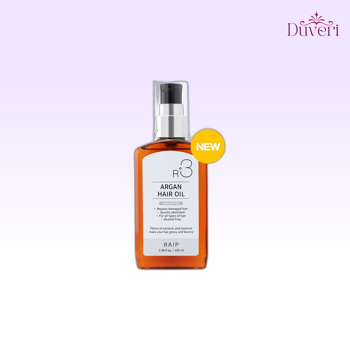 Raip R3 Argan Hair Oil 100 ml – UNSCENTED