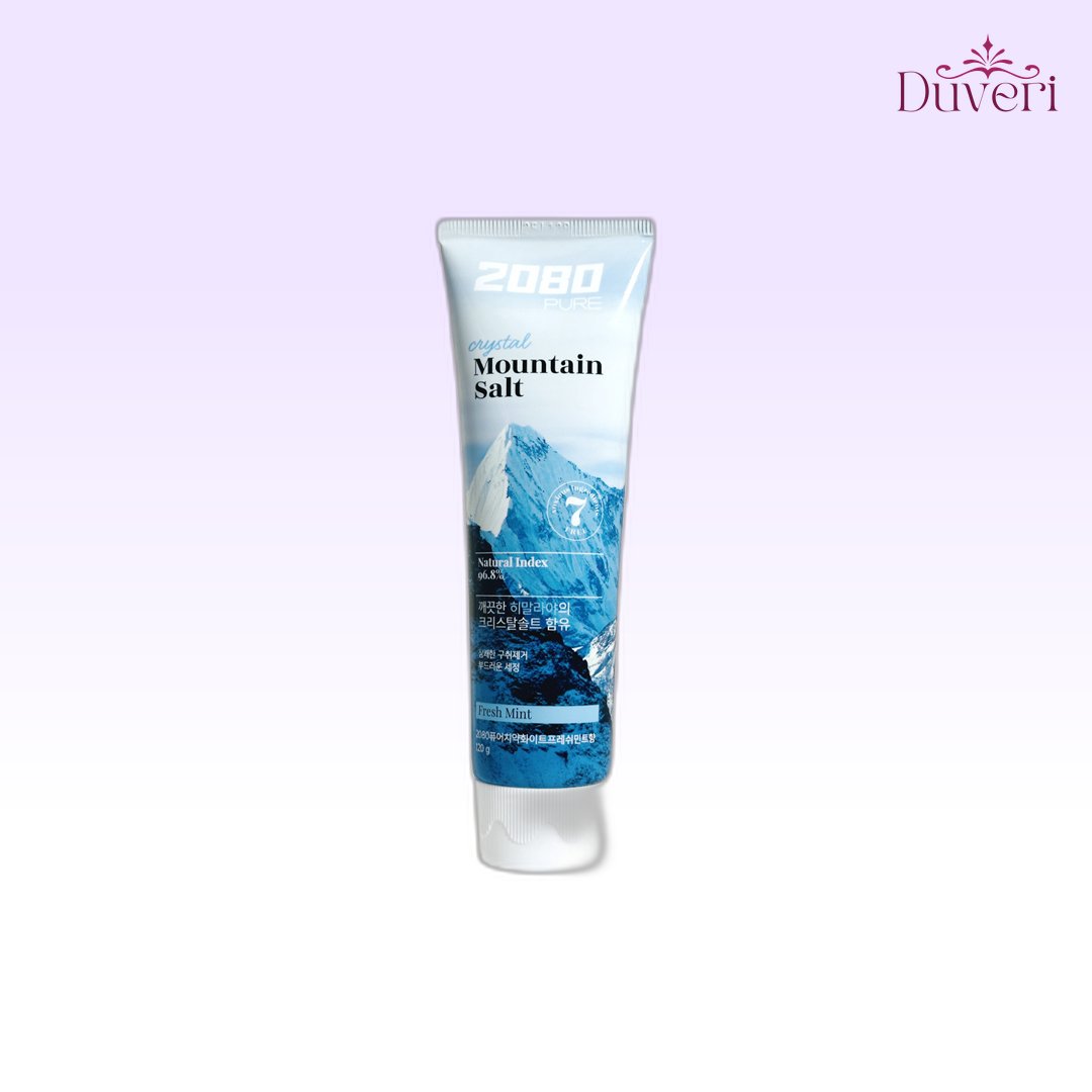 2080 Pure Mountain Salt Fresh Mint Flavor Toothpaste 120 g