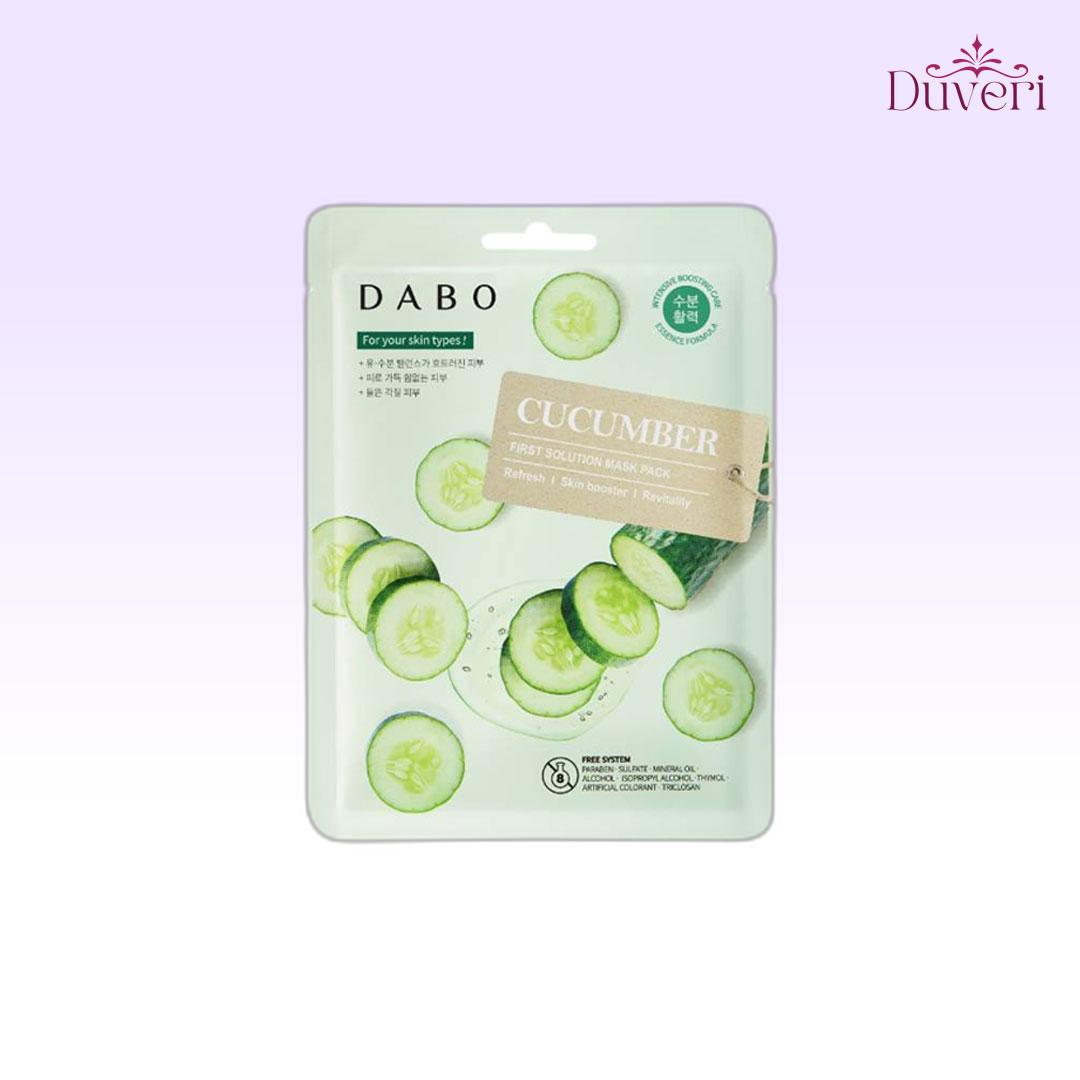 Dabo First Solution Mask Pack (Sheet Mask) – CUCUMBER