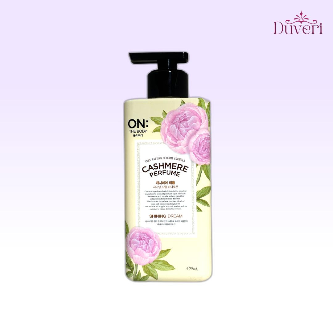 On the body Cashmere Perfume – Shining Dream Body Lotion 400 ml