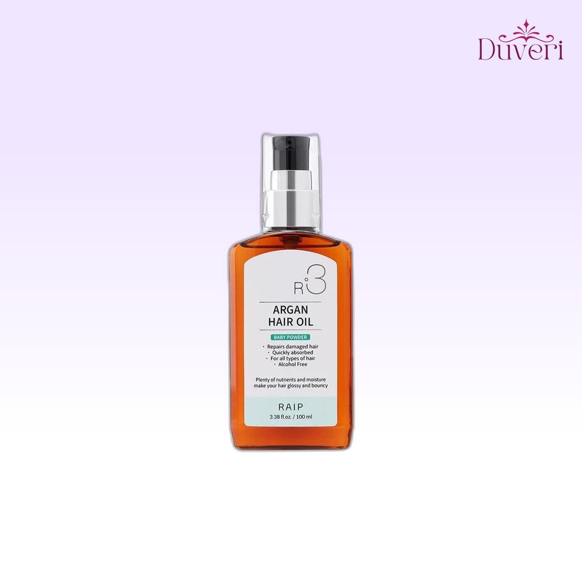 Raip R3 Argan Hair Oil 100 ml – BABY POWDER