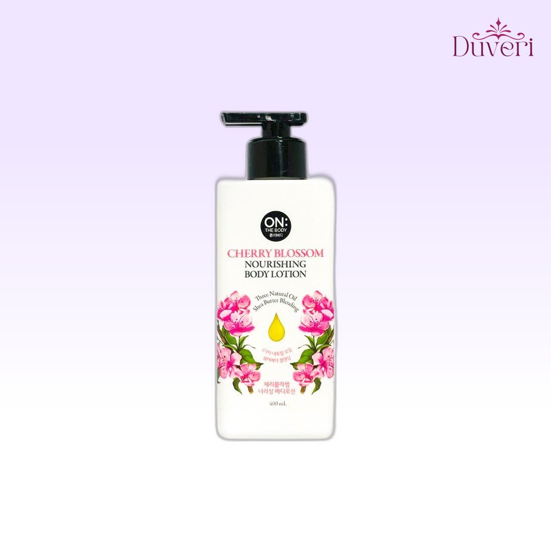 On the body English Iris Nourishing Body Lotion 400 ml – Cherry Blossom