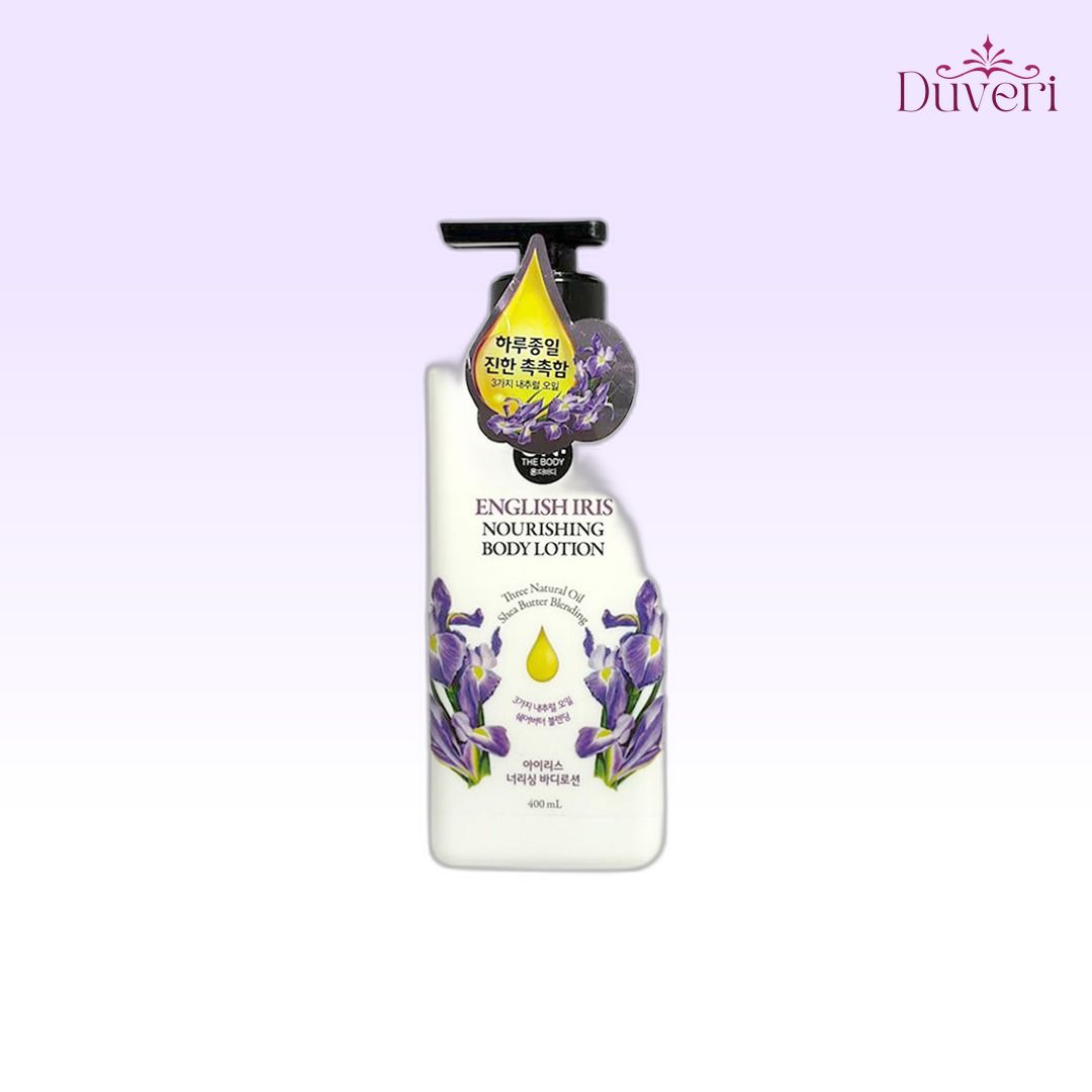On the body English Iris Nourishing Body Lotion 400 ml – English Iris
