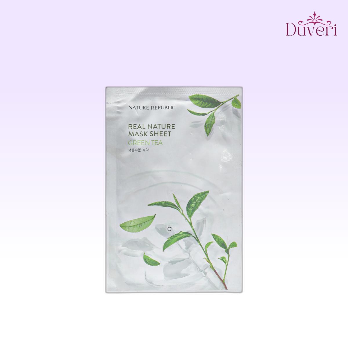 Nature Republic Real Nature Mask Sheet 23 ml – GREEN TEA